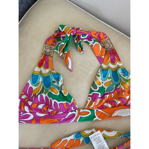 Trina Turk Tamarindo Bikini  Top &  Swim Bottom sz 10 - Picture 2 of 7
